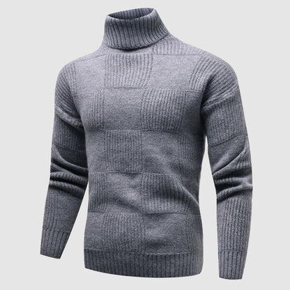Ross | Men's Fitted Turtleneck Sweater - Image 4