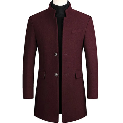 Thomas | Stylish Slim-Fit Wool Coat - Image 4