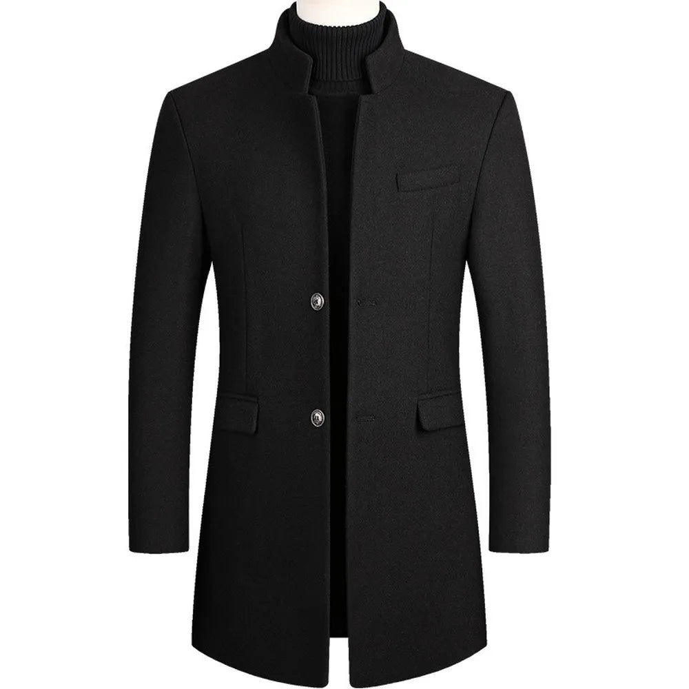Thomas | Stylish Slim-Fit Wool Coat - Image 7