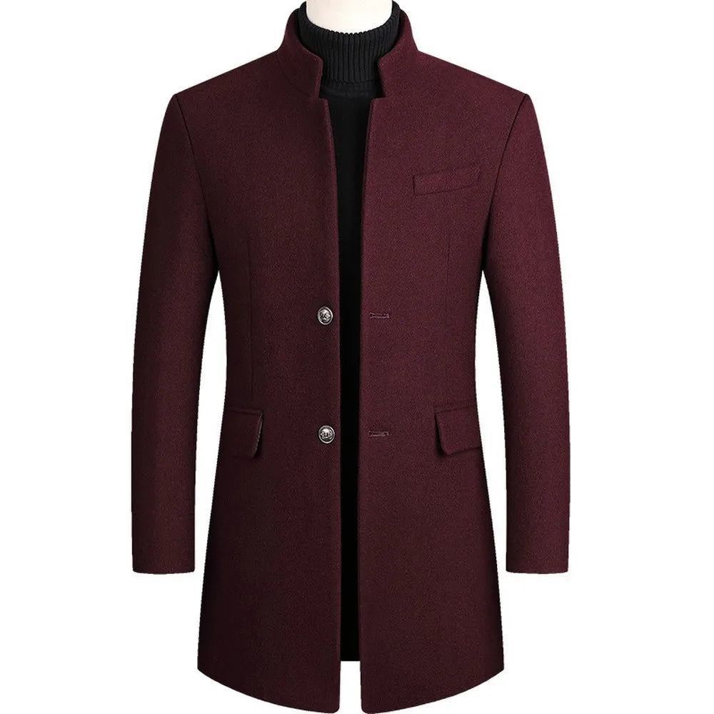 Thomas | Stylish Slim-Fit Wool Coat - Image 5