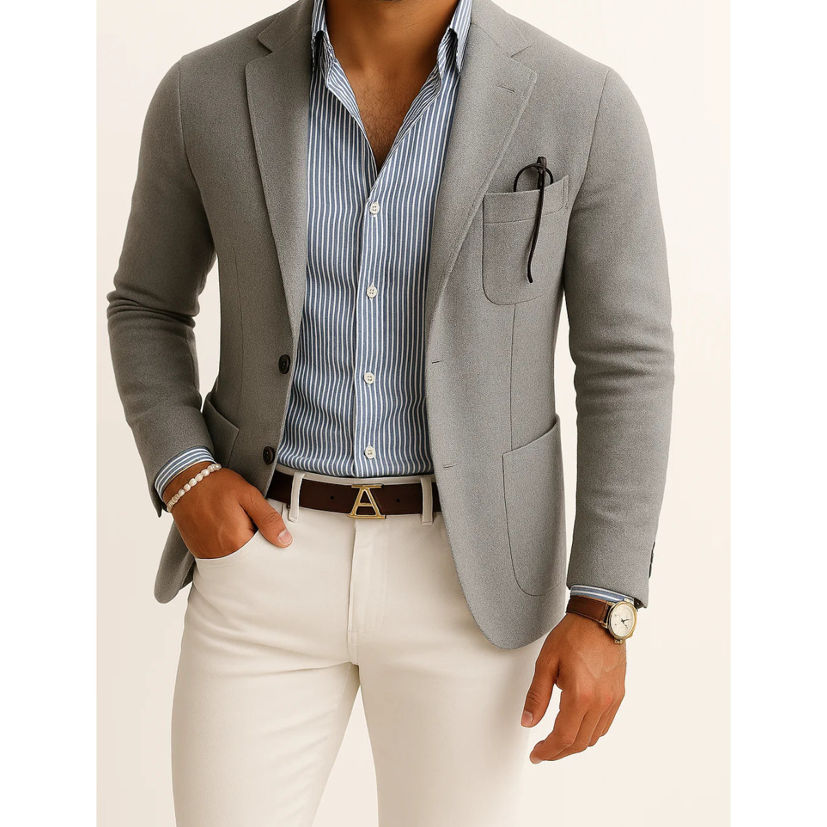 Gene | Men's Tailored Blazer - Image 2