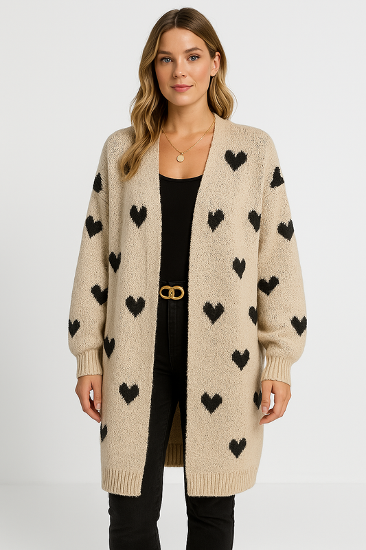 Crystal | Women's Oversized Long Cardigan - Image 1