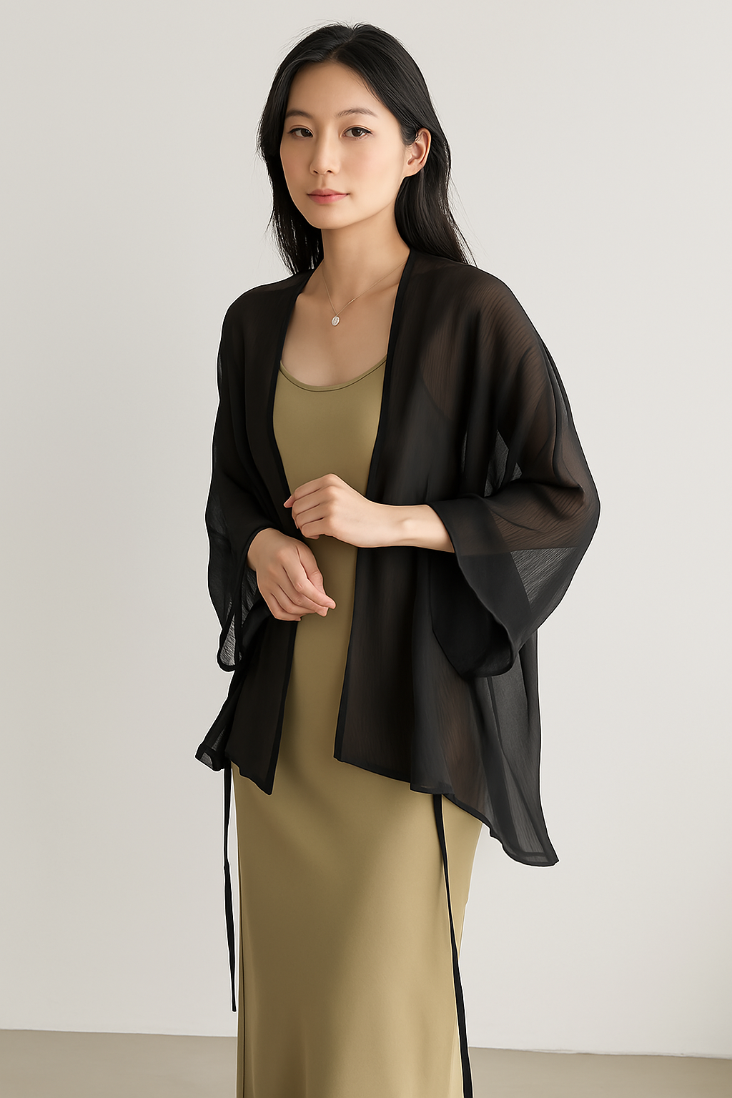 Sophia | Women's Open Front Lightweight Cardigan - Image 2