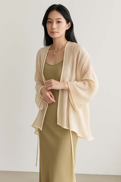 Sophia | Women's Open Front Lightweight Cardigan - Image 1
