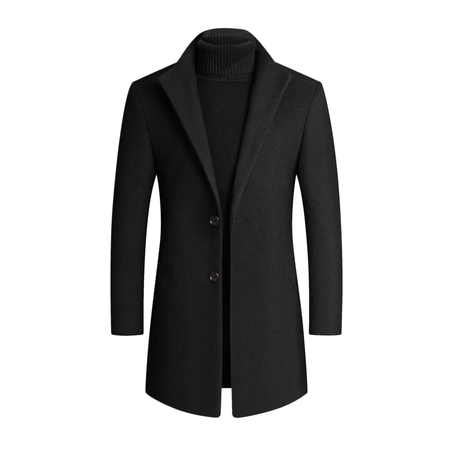 Henry | Men's Slim-Fit Dress Coat - Image 2