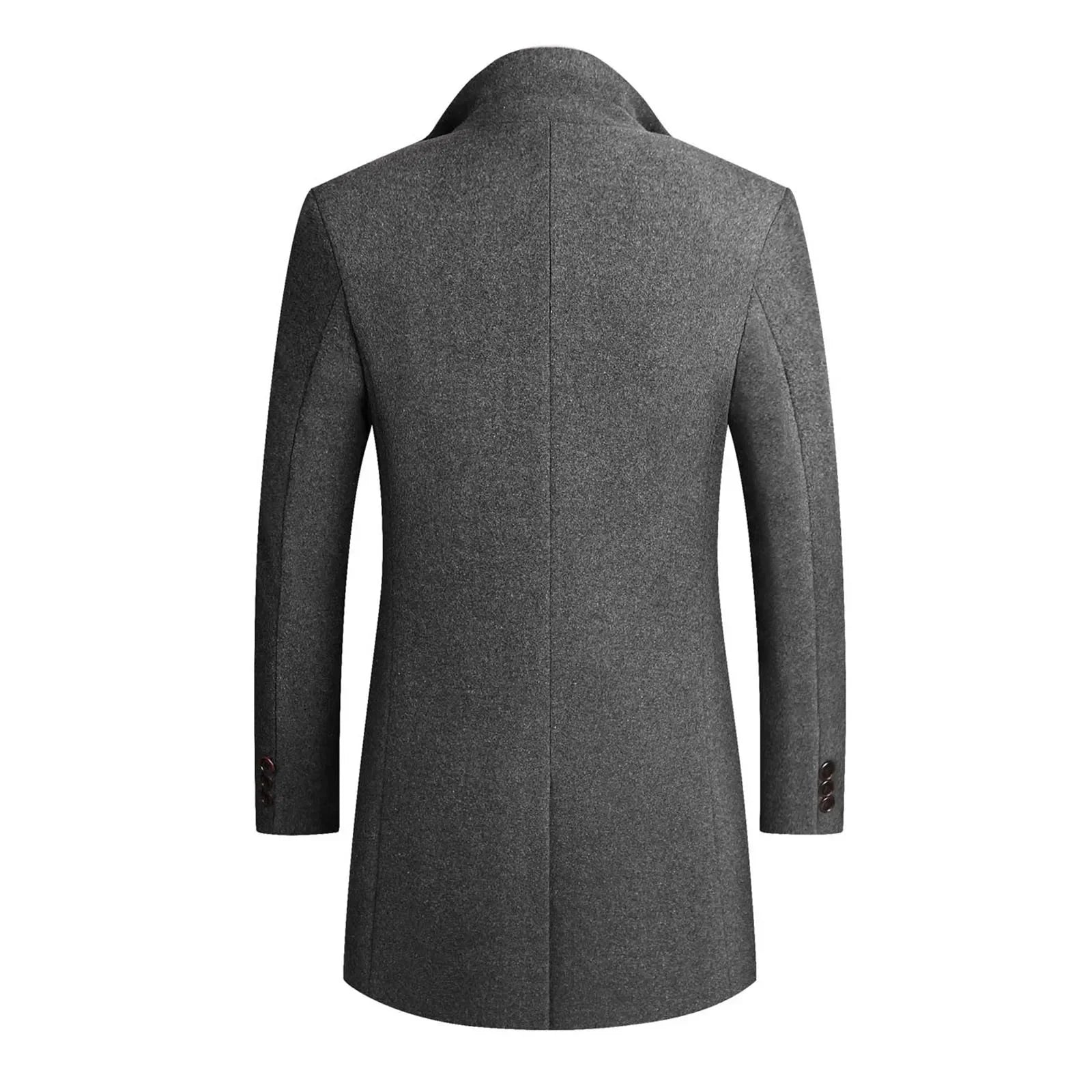 Henry | Men's Slim-Fit Dress Coat - Image 5