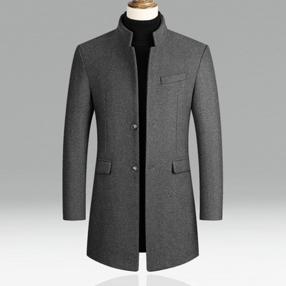 Thomas | Stylish Slim-Fit Wool Coat - Image 3