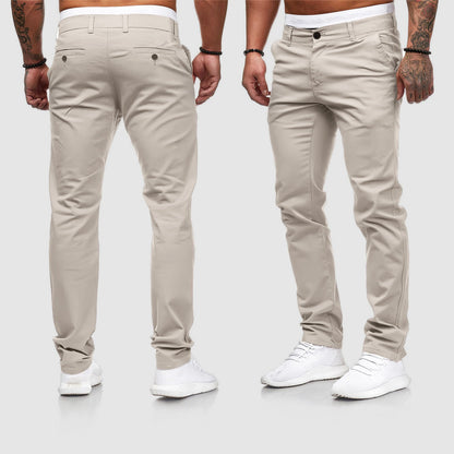 Gus | Men's Casual Slim Fit Straight Leg Pants - Image 1