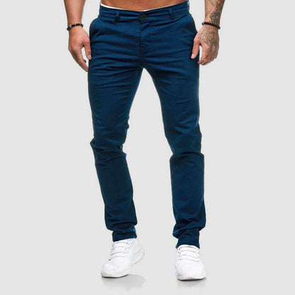 Gus | Men's Casual Slim Fit Straight Leg Pants - Image 6