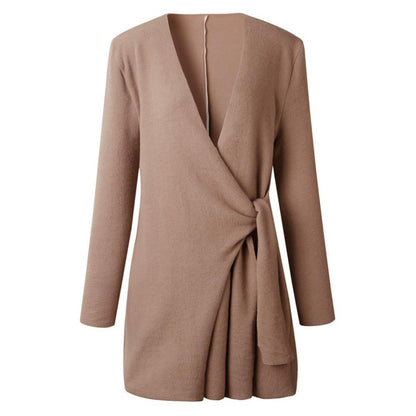 Diana | Women's Wrap Tie Waist Sweater - Image 9