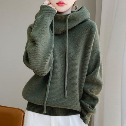 Serena | Women's Oversized Hooded Sweater - Image 1