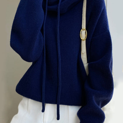 Serena | Women's Oversized Hooded Sweater - Image 5