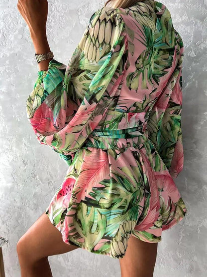 Ariana | Women's Printed Bohemian Style Jumpsuit - Image 3