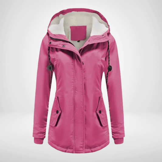 Teresa | Women's Hooded Fleece Lined Winter Jacket - Image 1