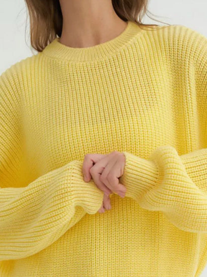 Cindy | Women's Textured Crewneck Sweater