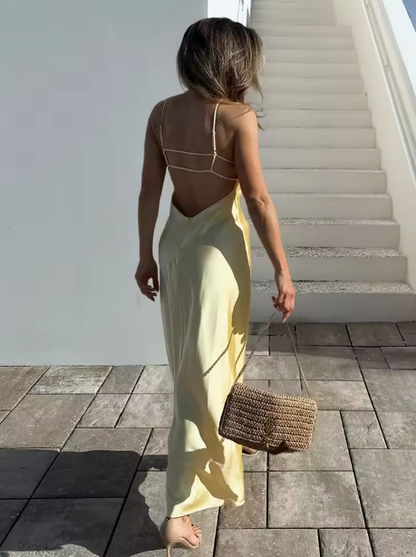 Anna | Elegant Spaghetti Strap Dress for Women - Image 3