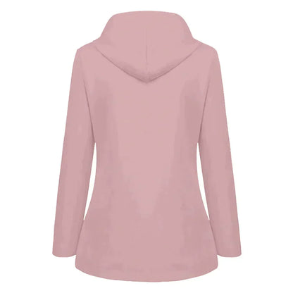 Stacy | Women's A-Line Long Sleeve Pullover Hoodie - Image 3