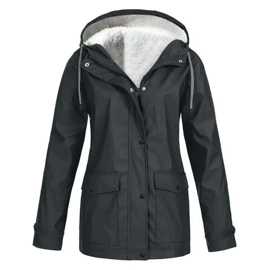 Stacy | Women's A-Line Long Sleeve Pullover Hoodie - Image 4