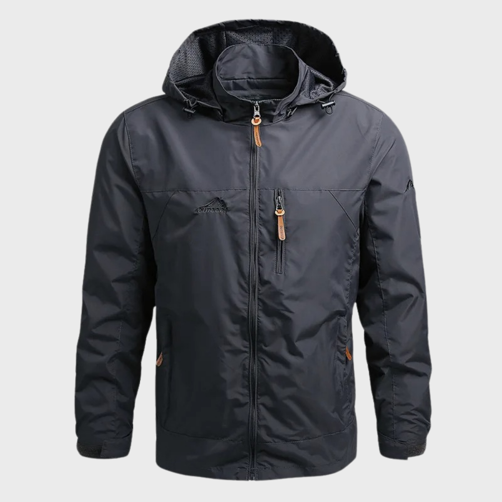 Don | Men's Lightweight Hooded Windbreaker Jacket - Image 4