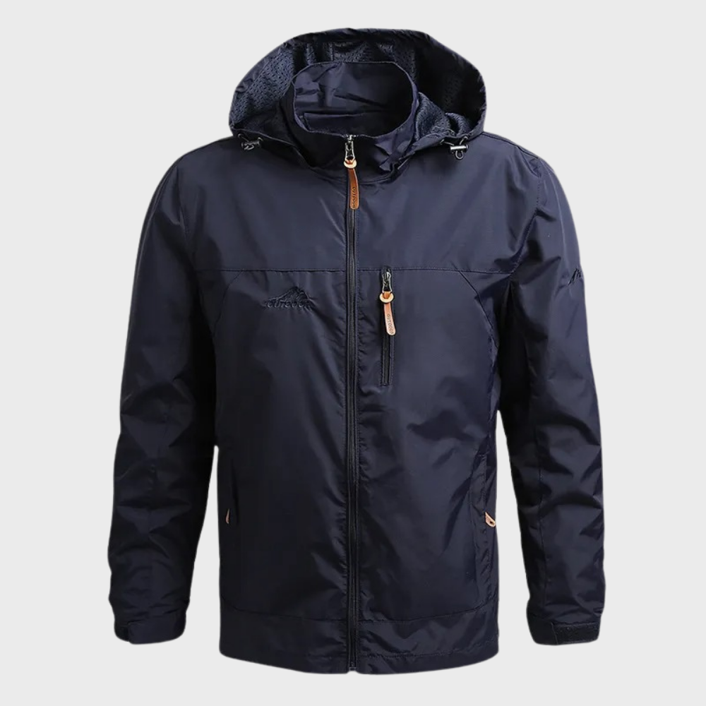 Don | Men's Lightweight Hooded Windbreaker Jacket - Image 3
