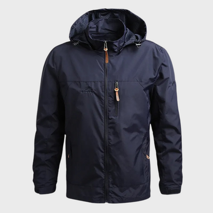 Don | Men's Lightweight Hooded Windbreaker Jacket - Image 3
