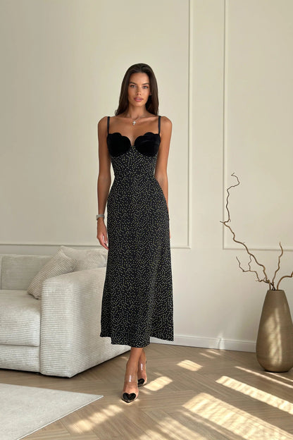 Holly | Elegant Einsatz Midi Dress for Every Occasion - Image 2