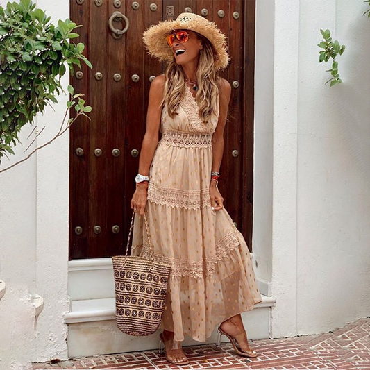 Denise | Elegant Summer Maxi Dress for Women - Image 1