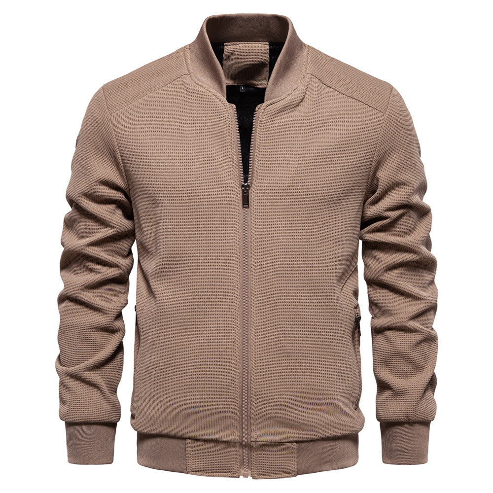 Brad | Men's Zip-Up Bomber Jacket - Image 6