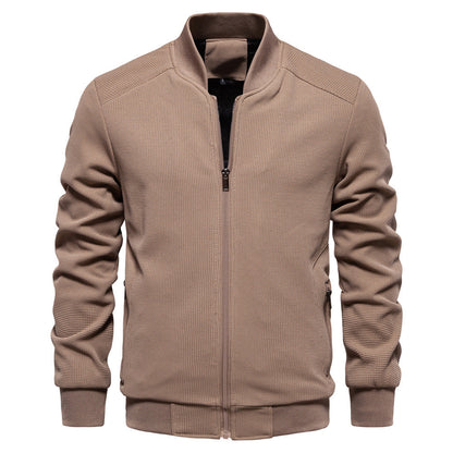 Brad | Men's Zip-Up Bomber Jacket - Image 6