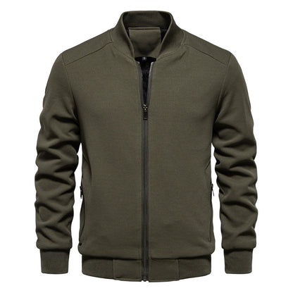 Brad | Men's Zip-Up Bomber Jacket - Image 7