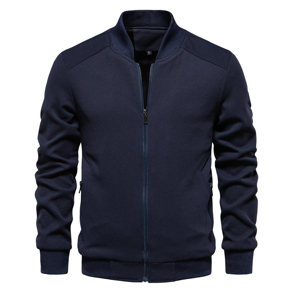 Brad | Men's Zip-Up Bomber Jacket - Image 8