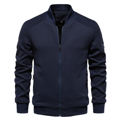 Brad | Men's Zip-Up Bomber Jacket - Image 8