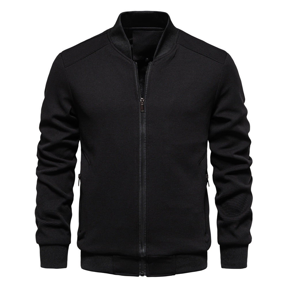 Brad | Men's Zip-Up Bomber Jacket - Image 9