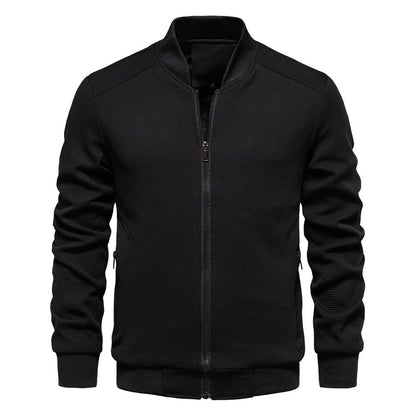 Brad | Men's Zip-Up Bomber Jacket - Image 9