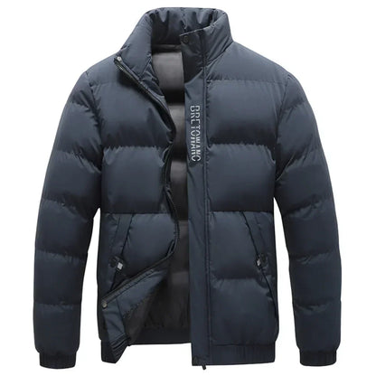 Conrad | Men's Stand Collar Puffer Jacket - Image 2