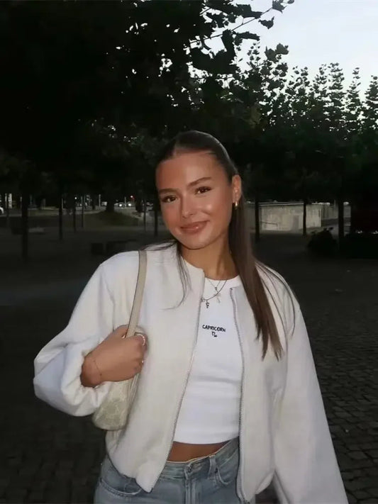 Kathy | Women's Cropped Casual Jacket - Image 1
