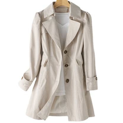 Leslie | Women's Fit-and-Flare Trench Coat - Image 2