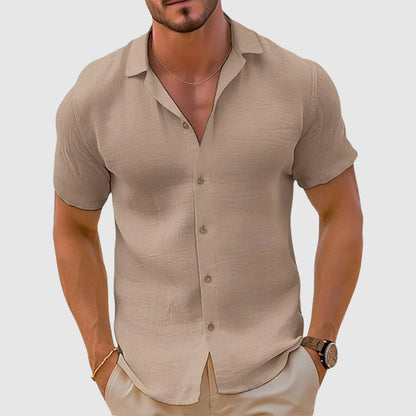 Lorenzo vitali island linen shirt | Premium Casual Top - Image 1