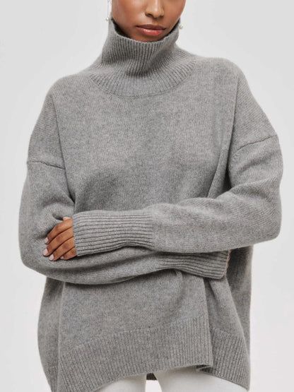 Colleen | Women's Oversized Turtleneck Sweater - Image 7