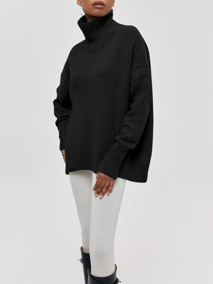 Colleen | Women's Oversized Turtleneck Sweater - Image 9