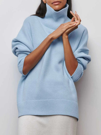 Colleen | Women's Oversized Turtleneck Sweater - Image 1