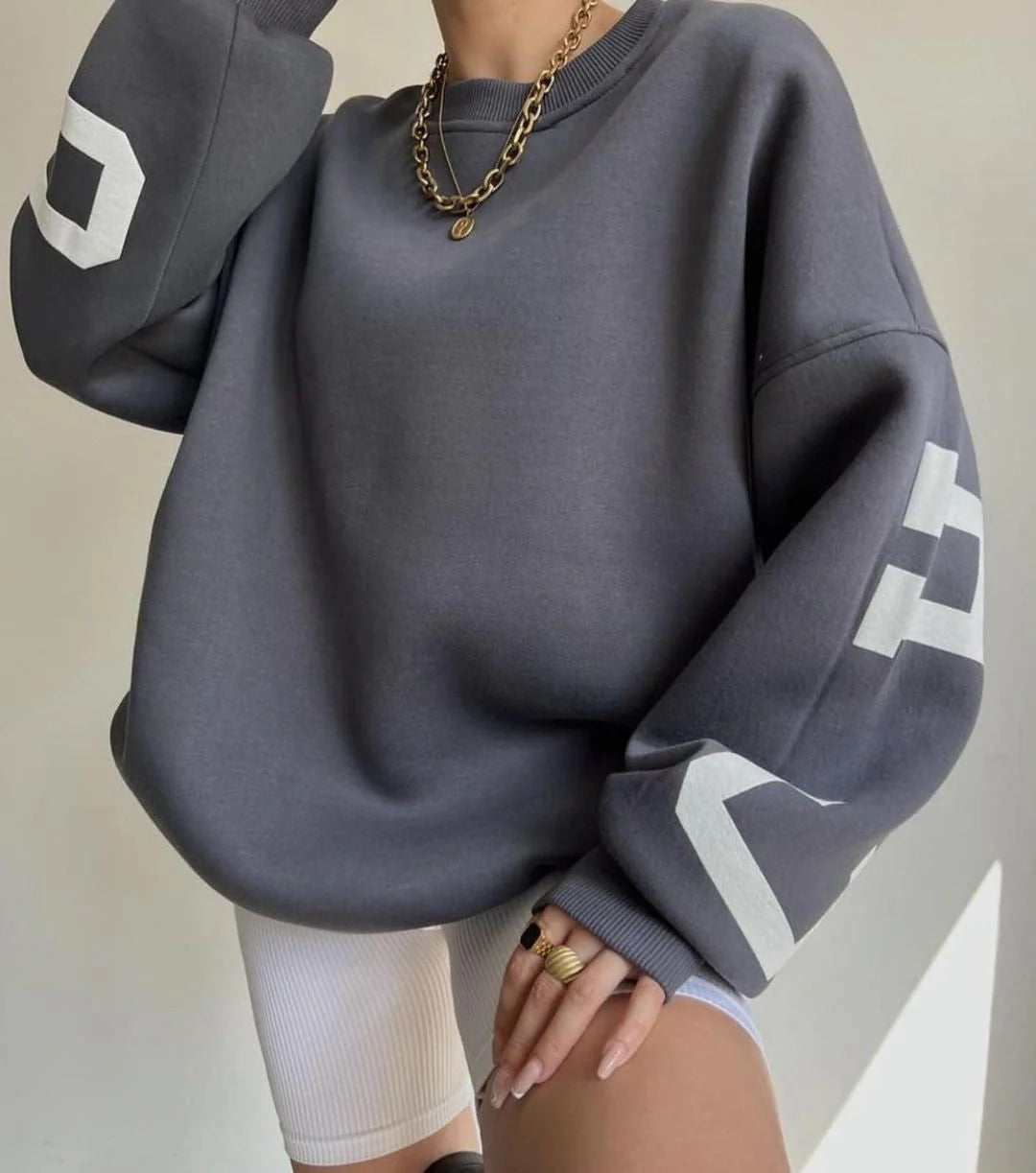Donna | Women's Oversized Crewneck Sweatshirt - Image 4