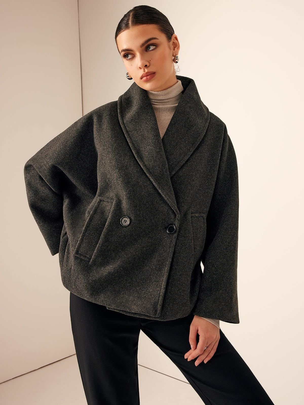 Joanna | Women's Oversized Coat - Image 3