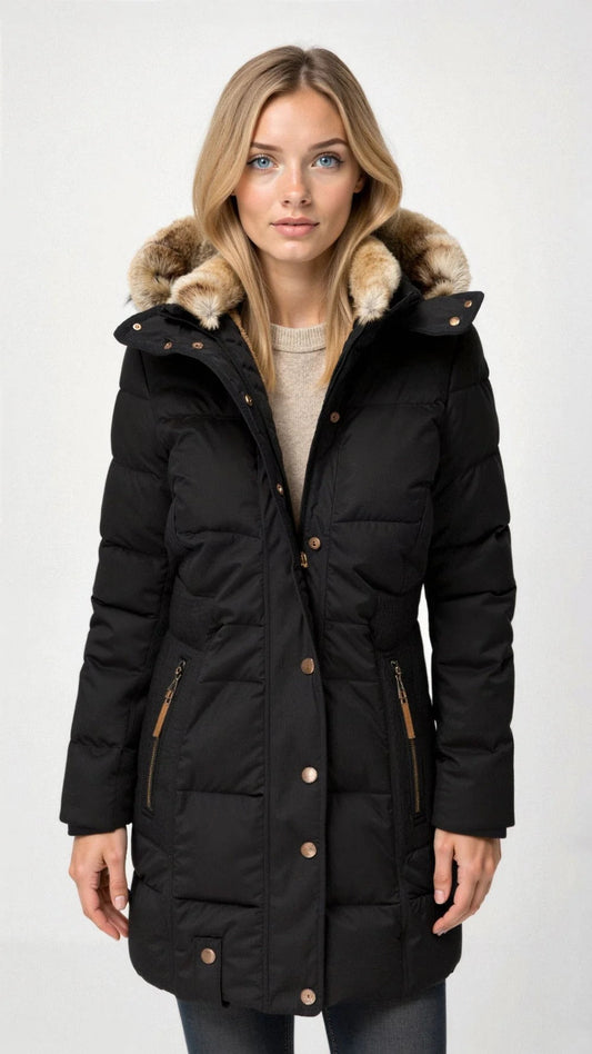 Whitney | Women's Hooded Puffer Jacket - Image 1