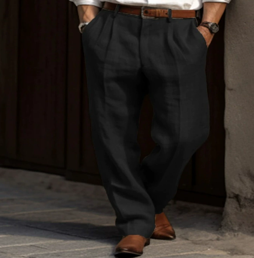 Gilbert | Comfortable Lightweight Linen Summer Pants for Men