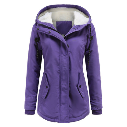 Teresa | Women's Hooded Fleece Lined Winter Jacket - Image 6