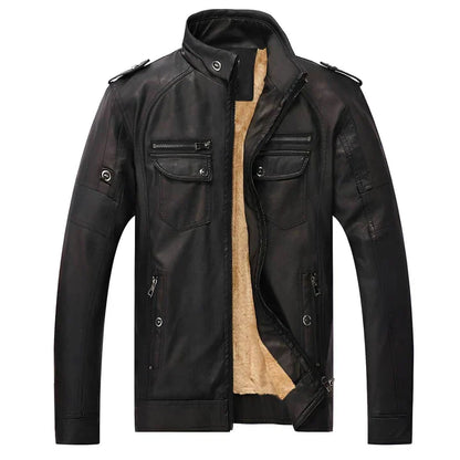 Darren | Men's Slim Fit Biker Jacket - Image 1