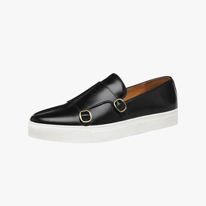 Jaden | Stylish Leather Buckle Loafers for Men - Image 2
