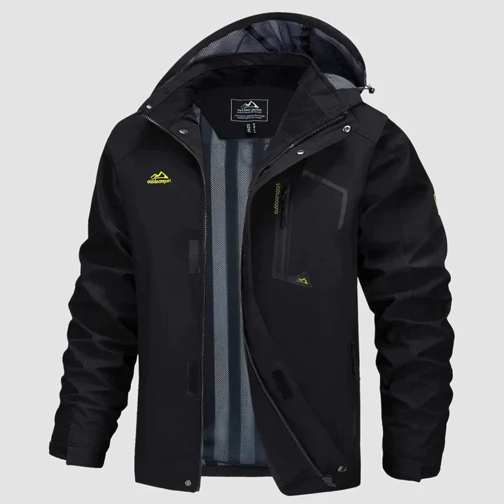 Dorian | Men's Lightweight Hooded Rain Jacket - Image 5