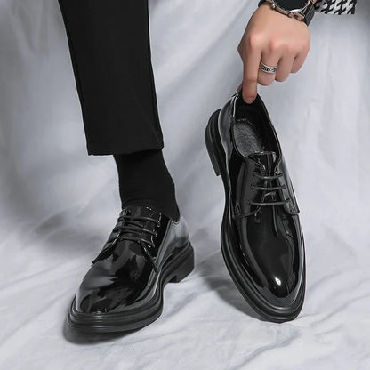 Gary | Men's Lace-Up Oxford Dress Shoes - Image 4